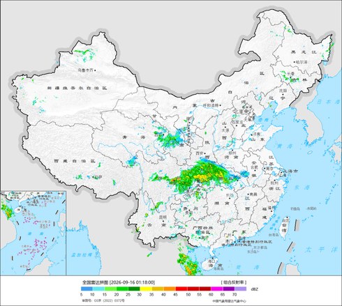 全国气象雷达