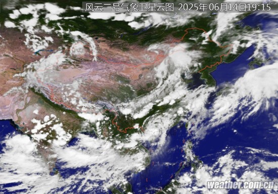 全国卫星云图