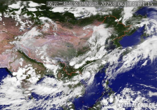 全国卫星云图