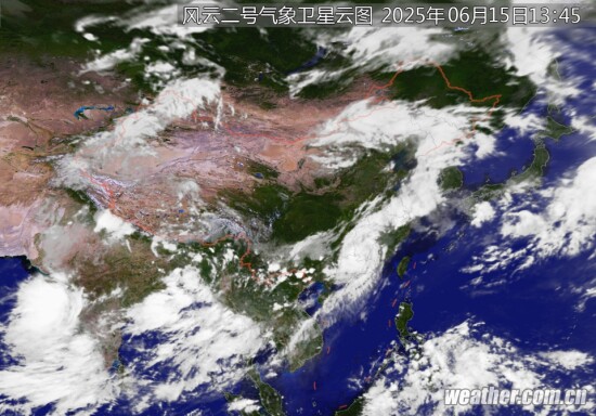 全国卫星云图