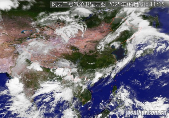 全国卫星云图