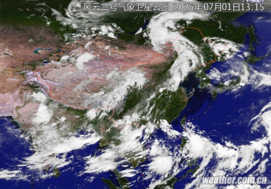 全国卫星云图