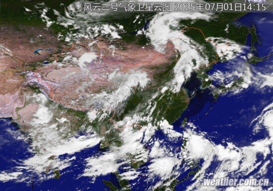 全国卫星云图