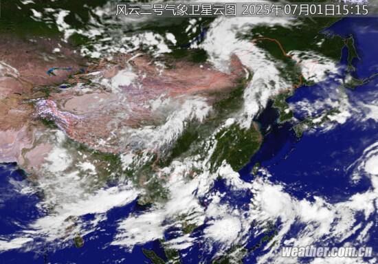 全国卫星云图