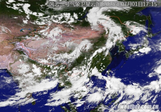 全国卫星云图
