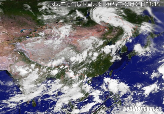 全国卫星云图