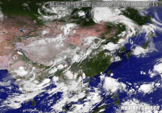 全国卫星云图