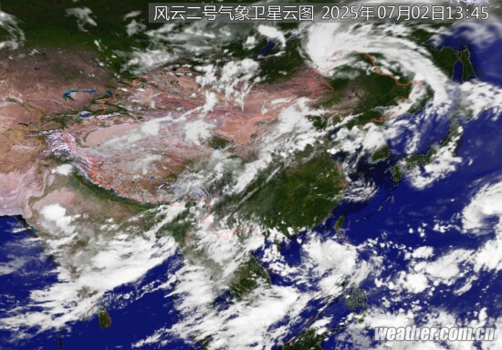 全国卫星云图