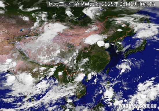 全国卫星云图